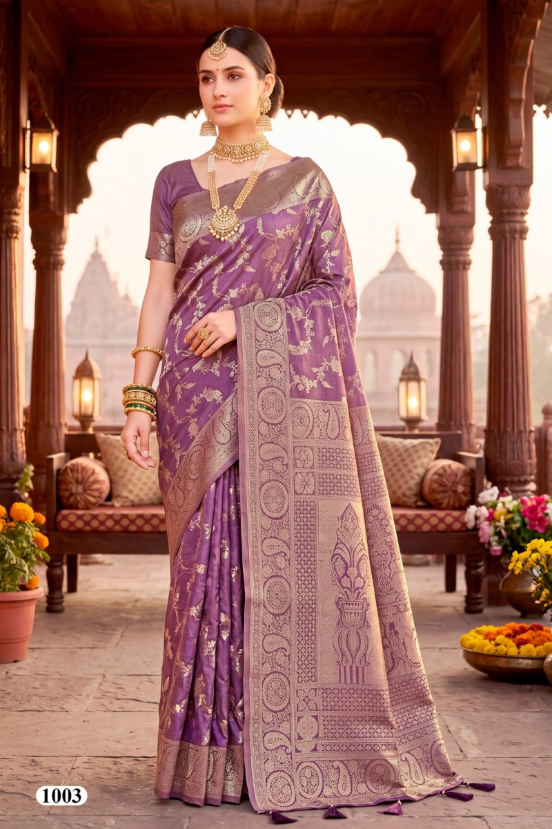 Vedika Silk Vol 1 By Saroj Bamboo Silk Saree 